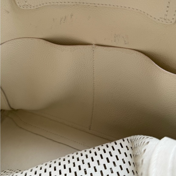 VGC Furla Cream Perforated Shoulder Bag - Picture 7 of 16